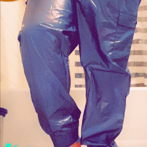 Blue Victoria Secret Metallic Pant - Picture 2 of 2